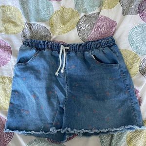 Girls cat and Jack shorts elastic waistband